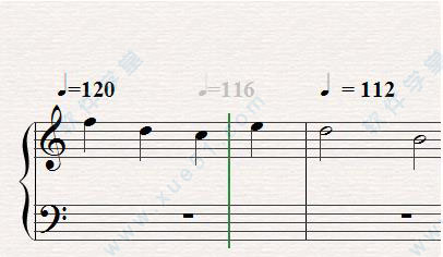 Sibelius(打谱软件)怎么改变曲谱播放的速度？
