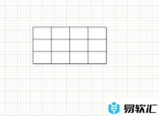 Draw.io设置表格阴影的教程