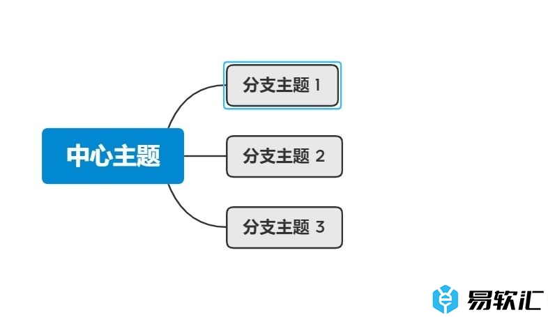 xmind添加同级框的教程