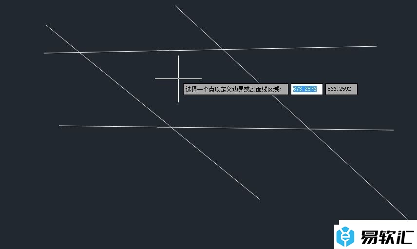 中望cad对封闭区域创建边界的教程