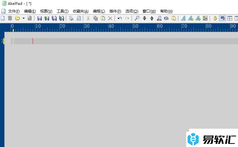 AkelPad显示当前列的教程